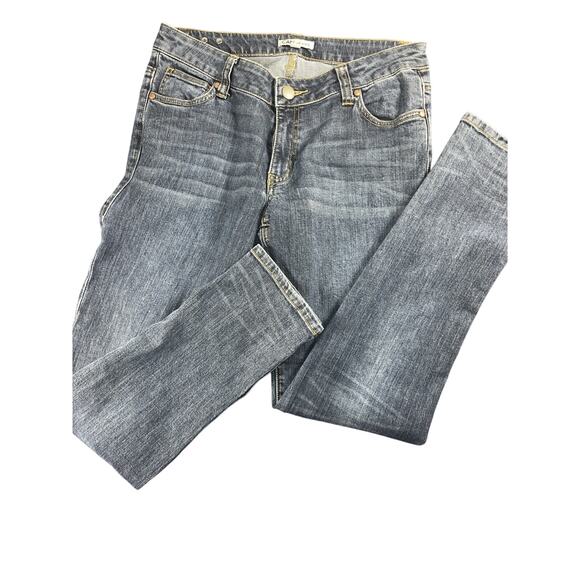 Cabi Womens Size 6 964 Bree Jeans Denim Blue Washed Stretch Designed By Women - Picture 1 of 8